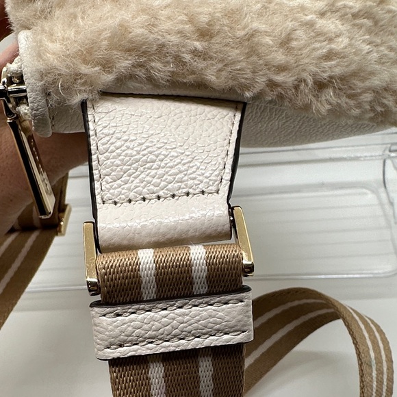 Kate Spade Rosie Tan Faux Shearling Belt Bag - Picture 4 of 11
